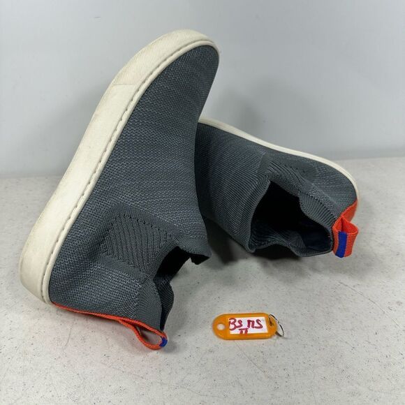Rothy's The Chelsea Mountain Gray Textile Sneakers Women’s US 6,5 - Picture 1 of 7